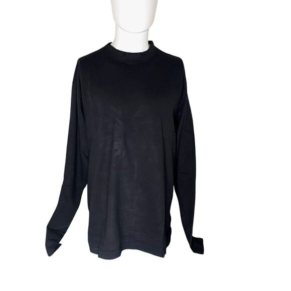 YZY YEEZY GAP LONG SLEEVE SHIRT IN BLACK SIZE LRG H03 - Picture 2 of 16